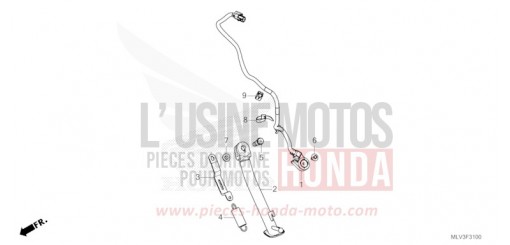 BEQUILLE LATERALE CB1000ST de 2026